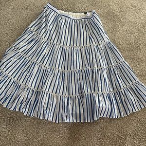 Blue and white stripe